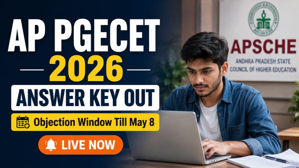 AP PGECET 2026 Answer Key Out