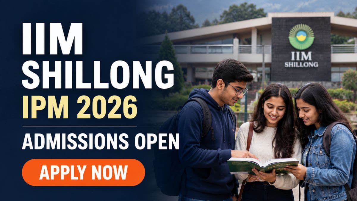 IIM Shillong Begins IPM Admission 2026
