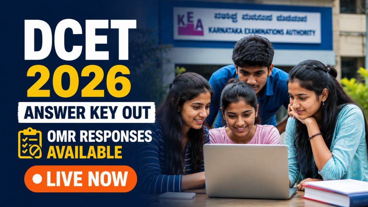 Karnataka DCET 2026 Answer Key Out