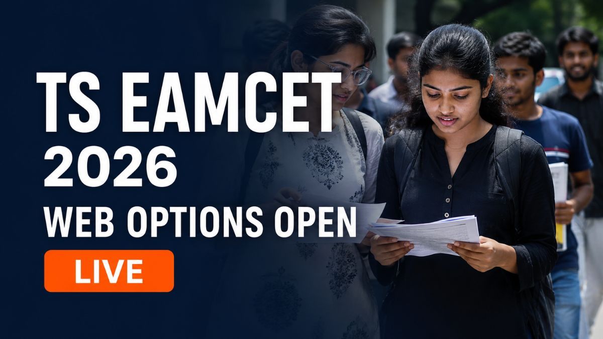TS EAMCET 2026 Phase 1 Option Entry Begins for MPC Stream Mock Allotment on July 4