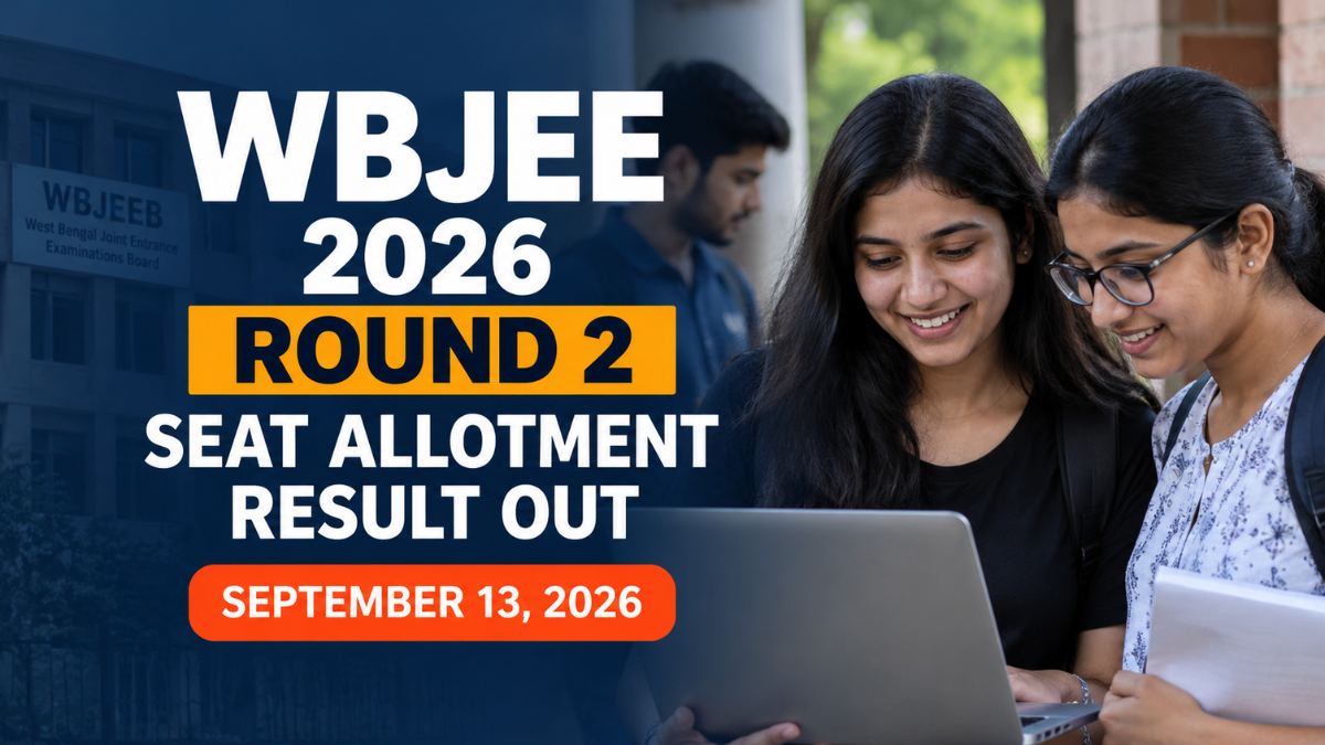 WBJEE Decentralised Counselling 2026 Phase 1 Round 2 Allotment Result Out