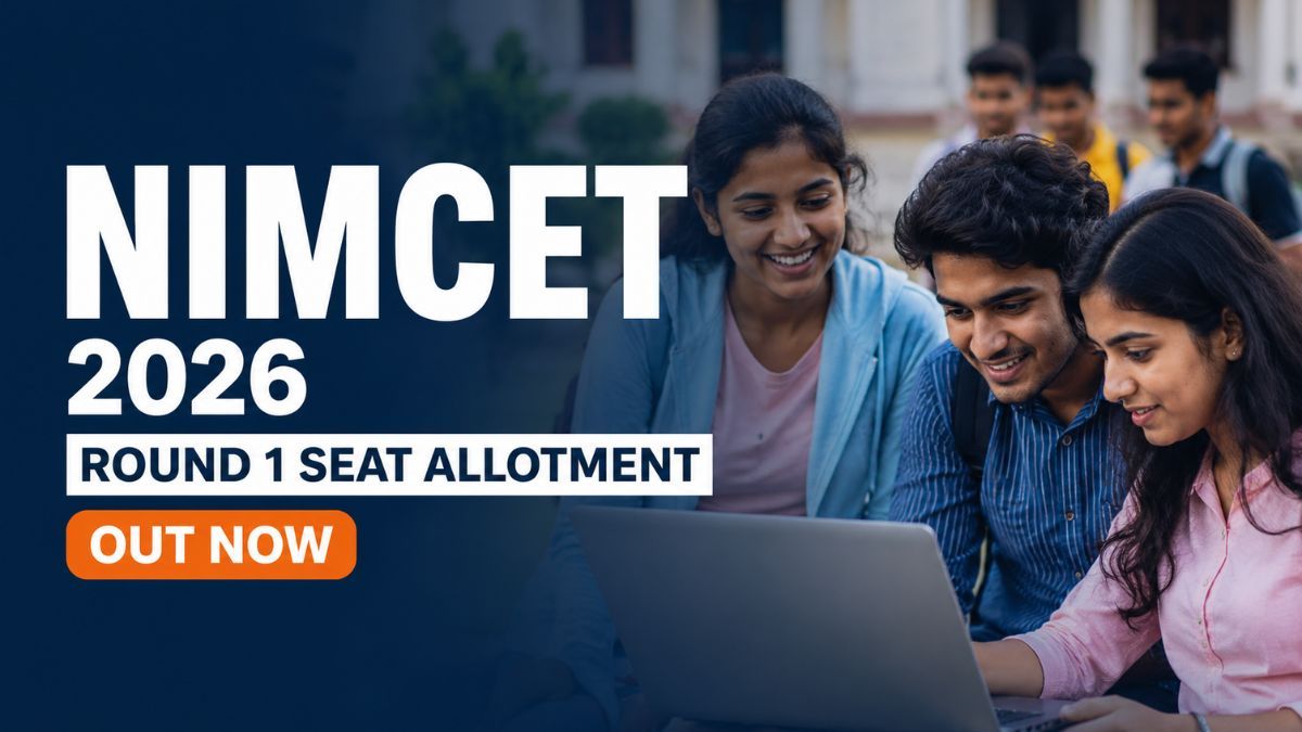 NIMCET 2026 Round 1 Seat Allotment Result Out at nimcetadmissionsnicin