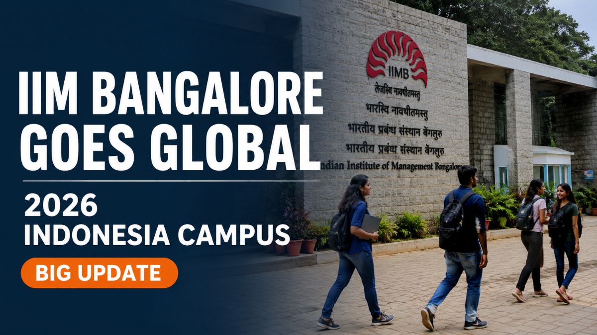 IIM Bangalore to Open First Overseas Campus in Indonesia