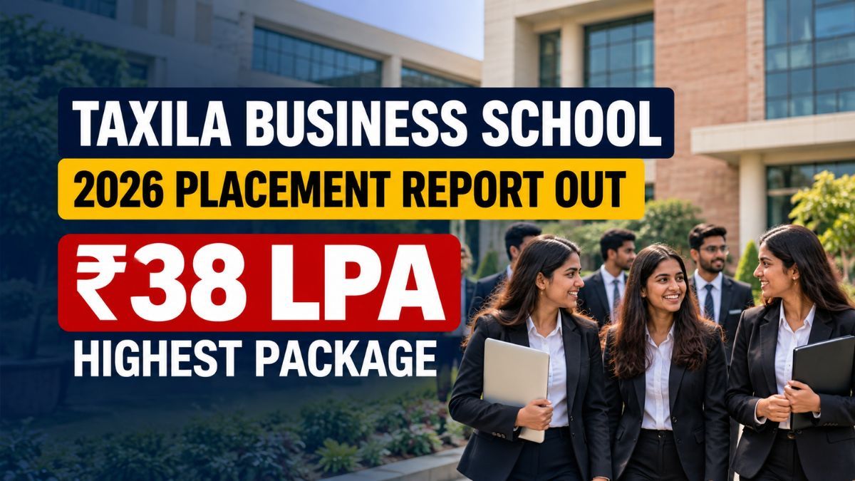 Taxila Business School Jaipur 2026 Placement Report Released