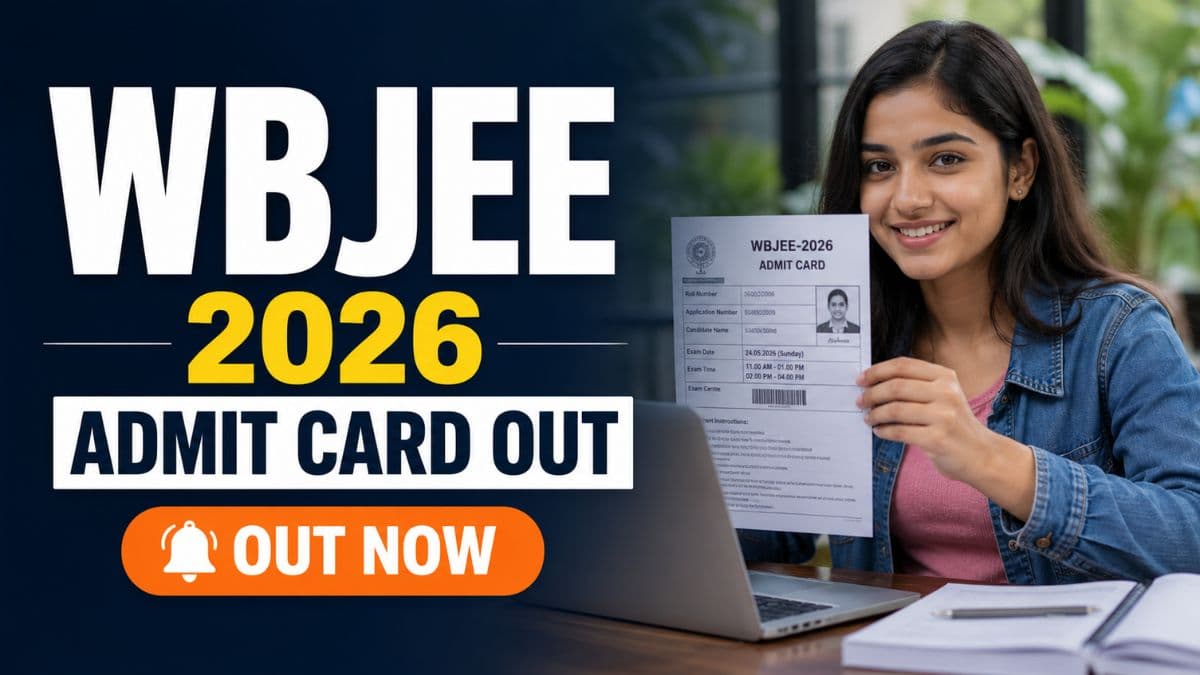 WBJEE 2026 Admit Card Out
