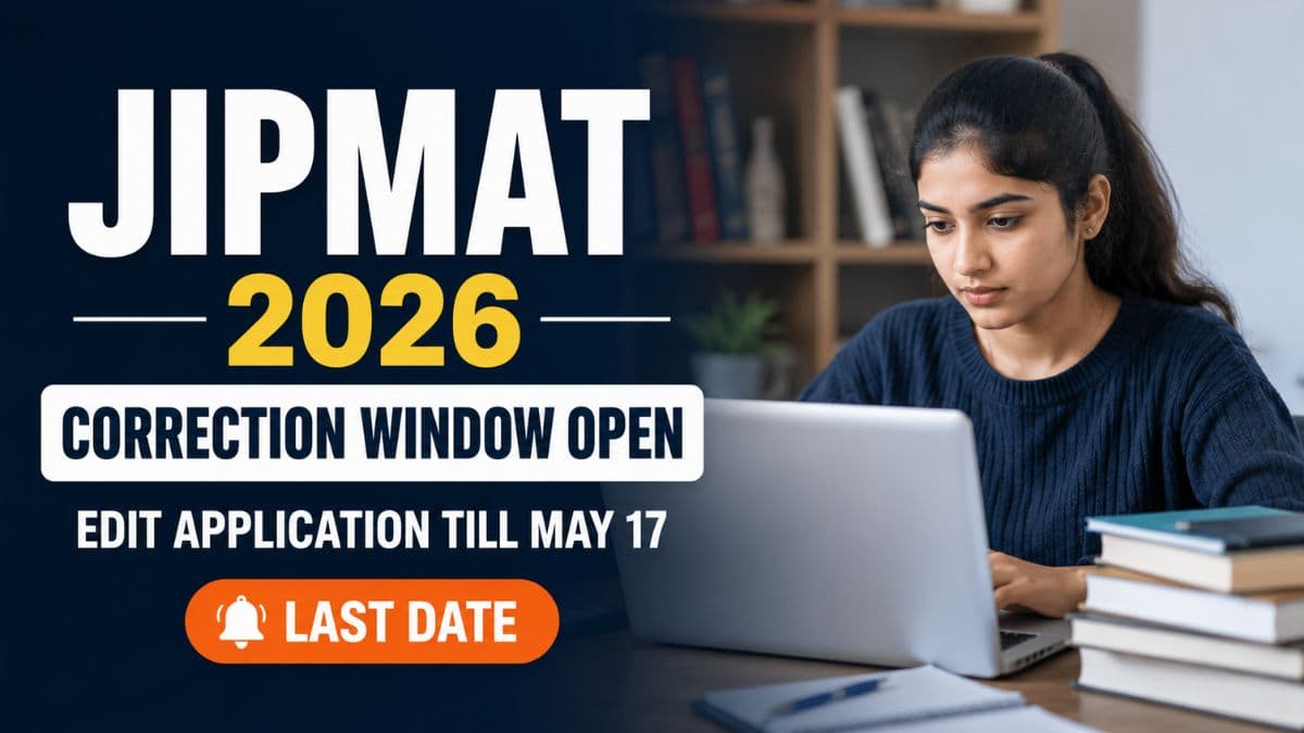 JIPMAT 2026 Correction Window Open