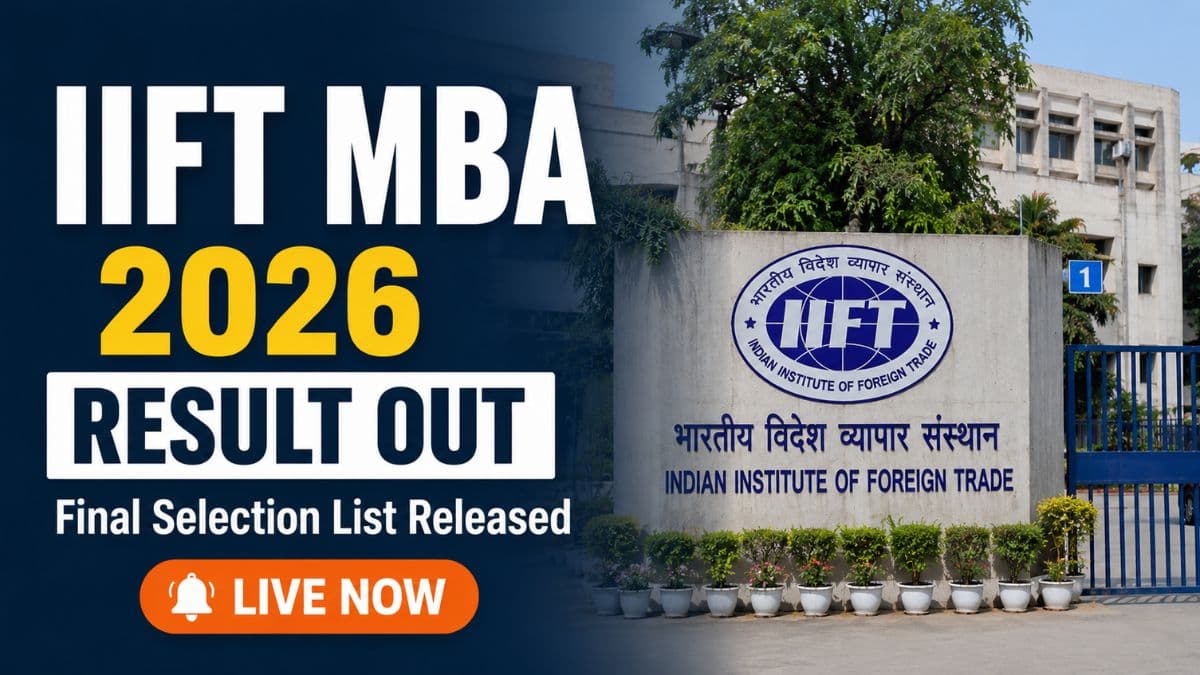 IIFT 2026 MBA Result Out; Check Your Selection Here 