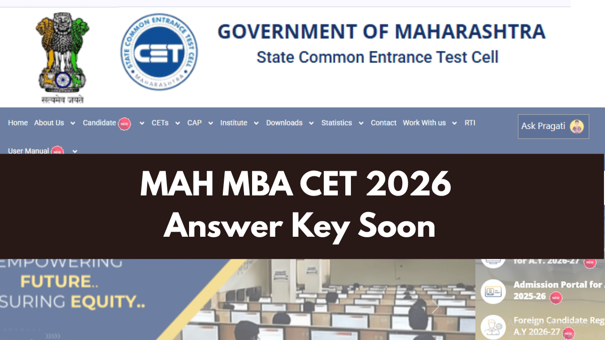 MAH MBA CET 2026 Answer Key Soon