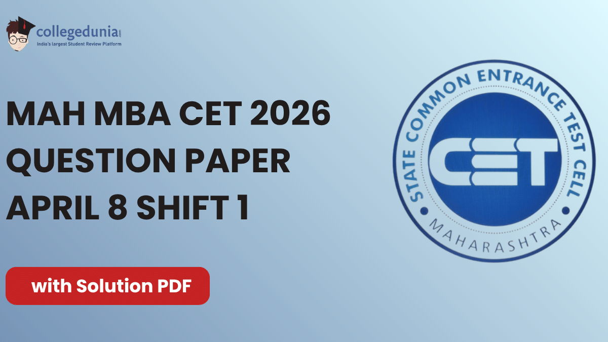 MAH MBA CET 2026 April 8 Shift 1 Question Paper with Solutions