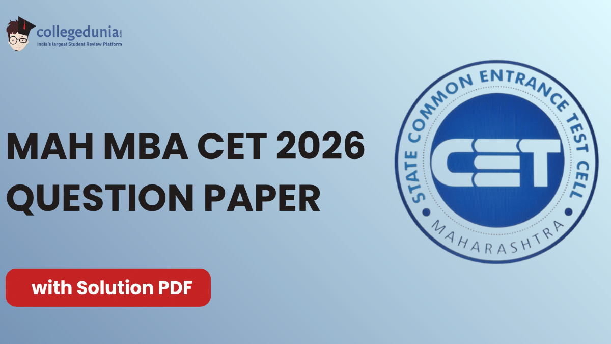 MAH MBA CET 2026 Question Paper