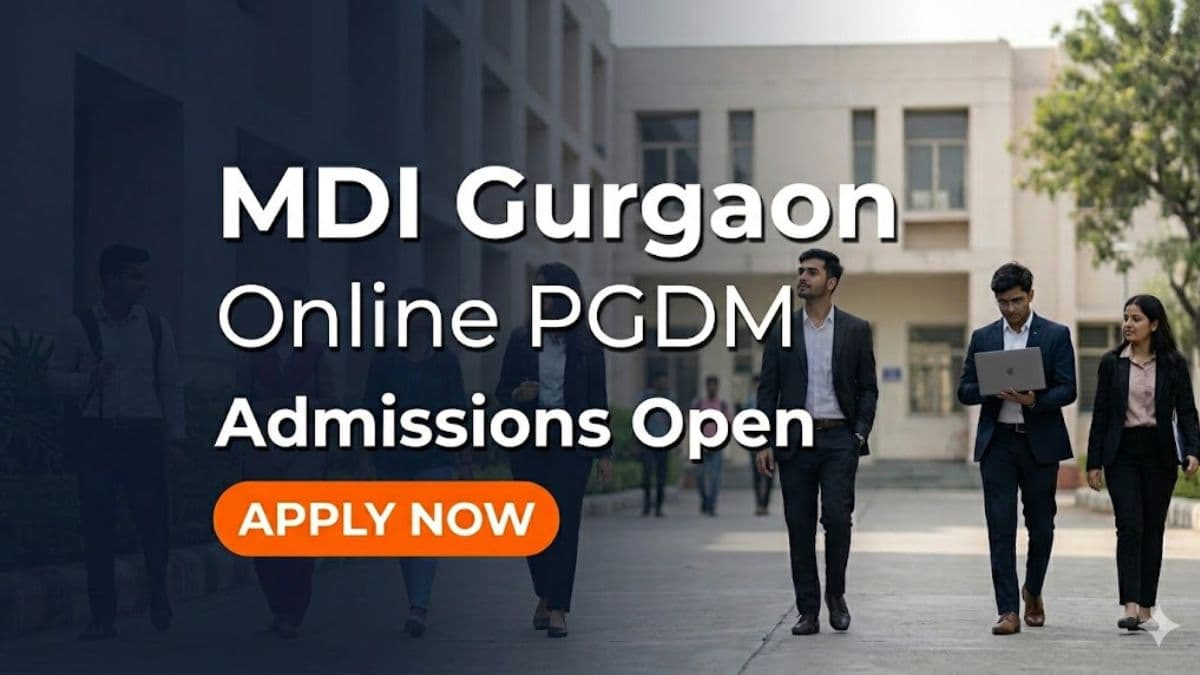MDI Gurgaon Online PGDM Admissions 2026
