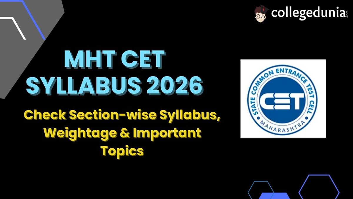 MHT CET Syllabus