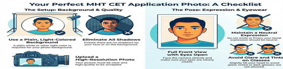 MHT CET Photo Upload Guidelines