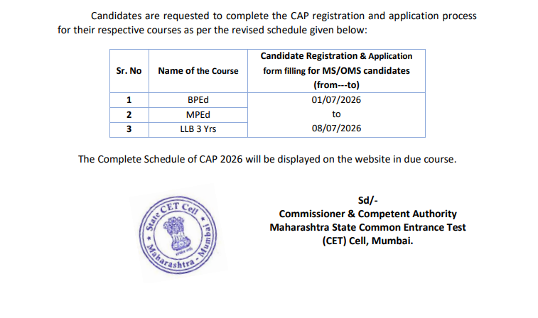 MAH 3-Year LLB CAP 2026
