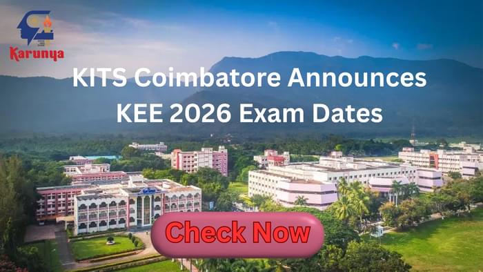 KITS Coimbatore Announces KEE 2026 Exam Dates