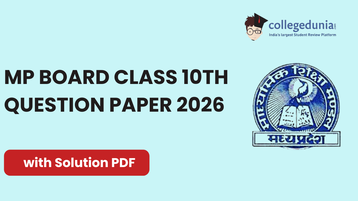 MP Board 10th Question Paper 2026 