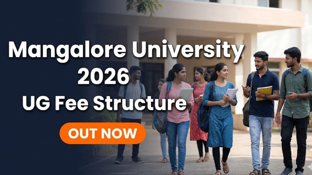 Mangalore University UG Fee Structure 2026 Released 