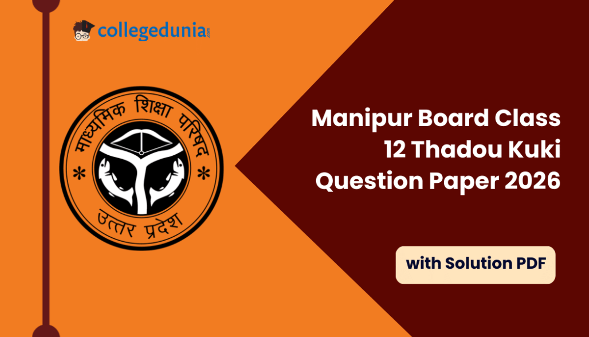 Manipur Board Class 12 Thadou Kuki Question Paper 2026 with Solution Pdf