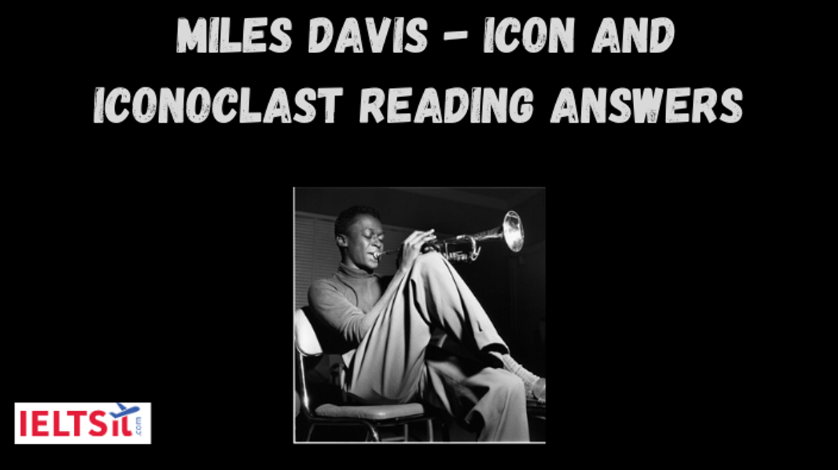 Miles Davis - Icon and Iconoclast Reading Answers