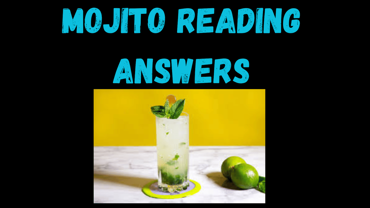 Mojito Reading Answers