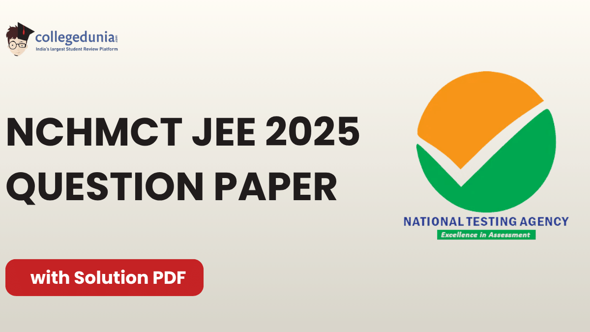 NCHMCT JEE 2025 Question Paper