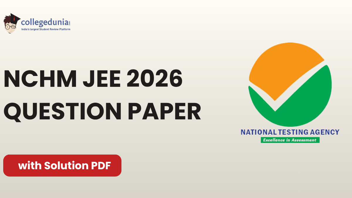 NCHM JEE 2026 Question Paper with Solutions