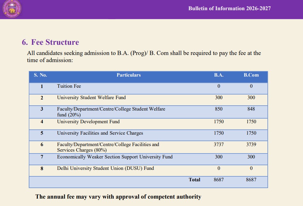 DU NCWEB Registration 2026 (Begins), Admission Dates, Fees, Cutoff, Teaching Centres