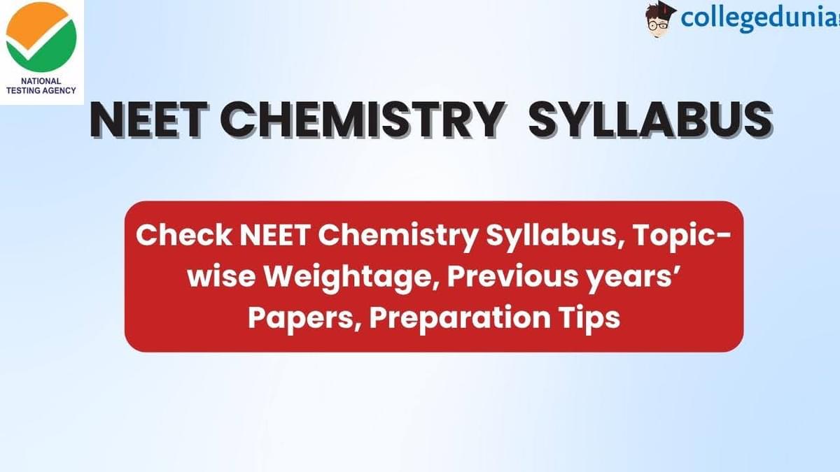 NEET Chemistry Syllabus