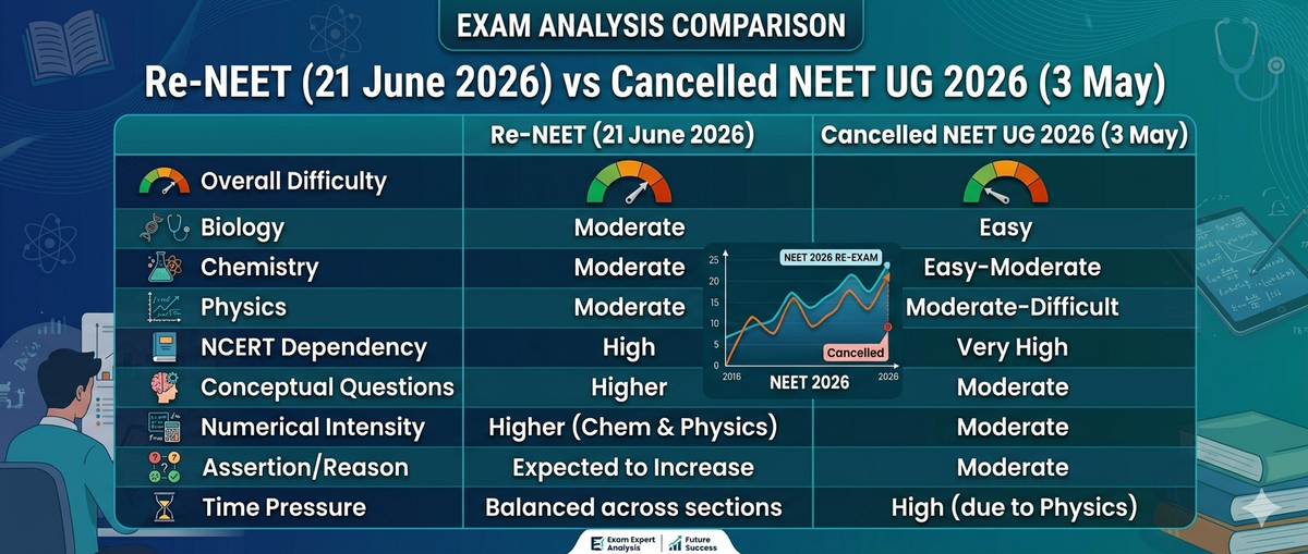 NEET UG vs RENEET Exam 2026
