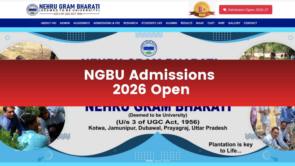 NGBU Prayagraj Admissions 2026