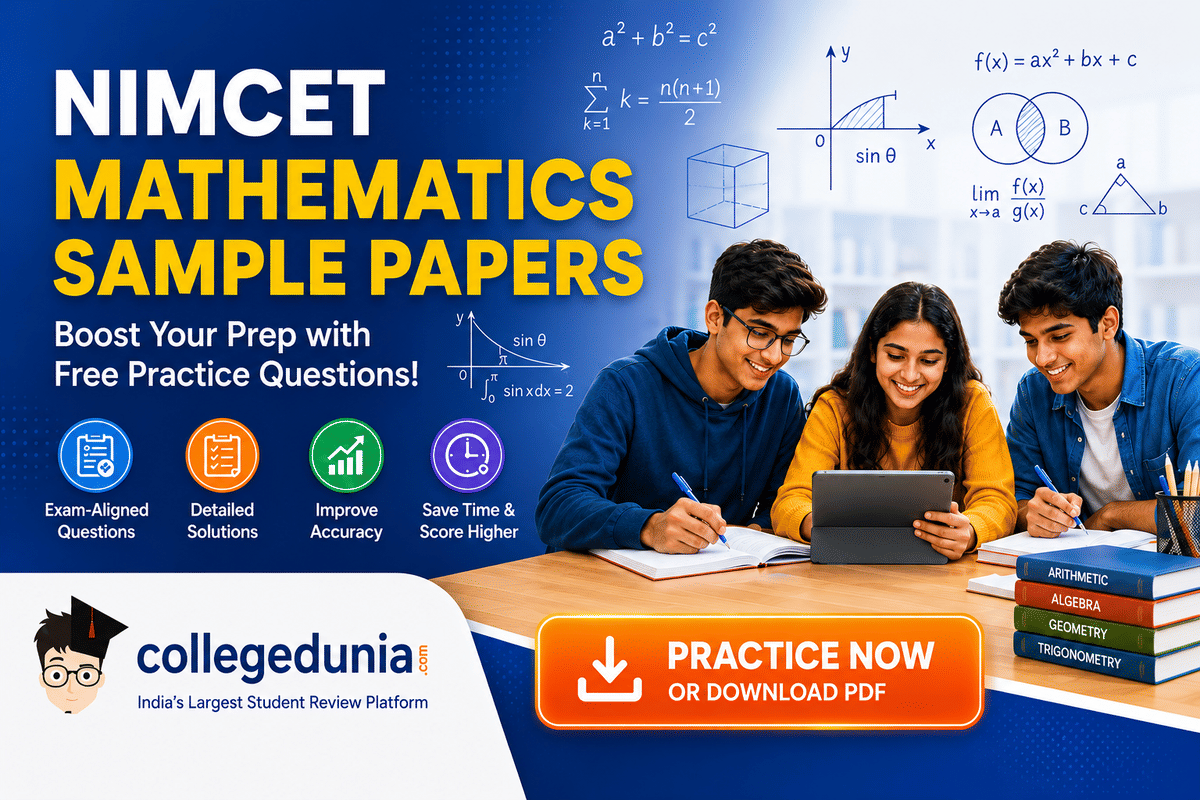 NIMCET Maths Sample Papers