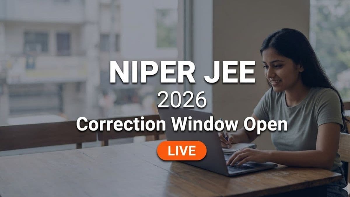 NIPER JEE 2026 Correction Window Open