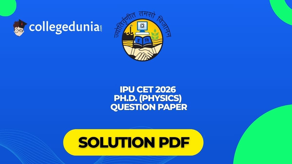 IPU CET 2026 PhD Physics Question Paper with Solutions