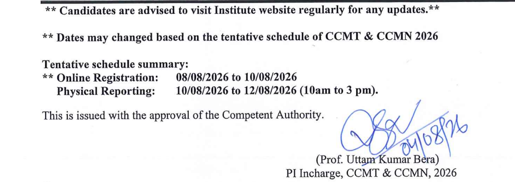 NIT Agartala PG Admission 2026