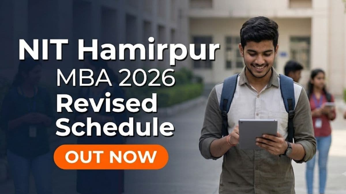 NIT Hamirpur MBA 2026 Revised Schedule Out