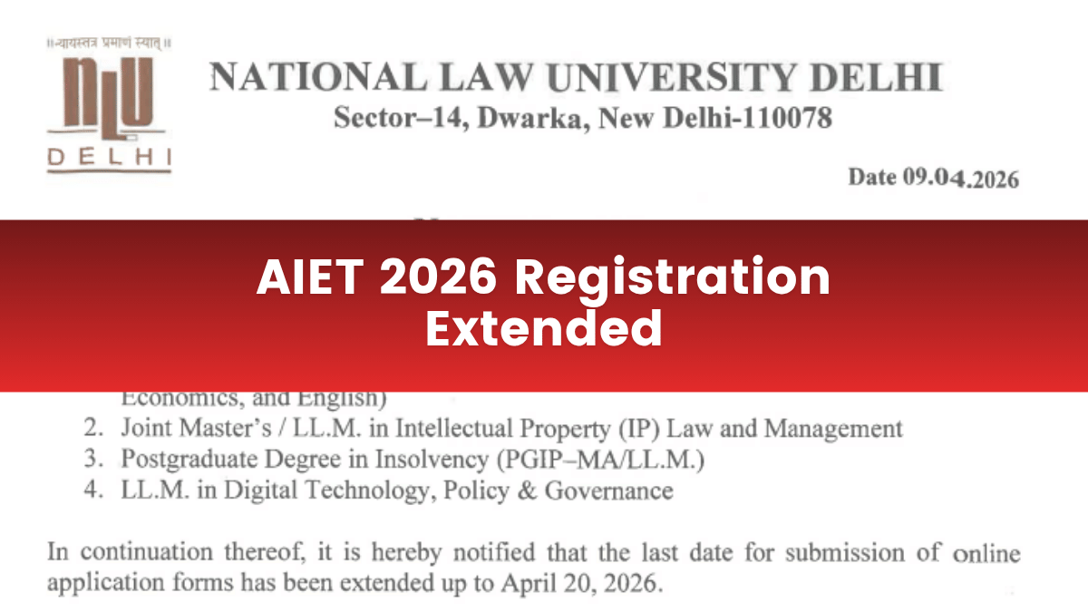 NLU Delhi AIET 2026