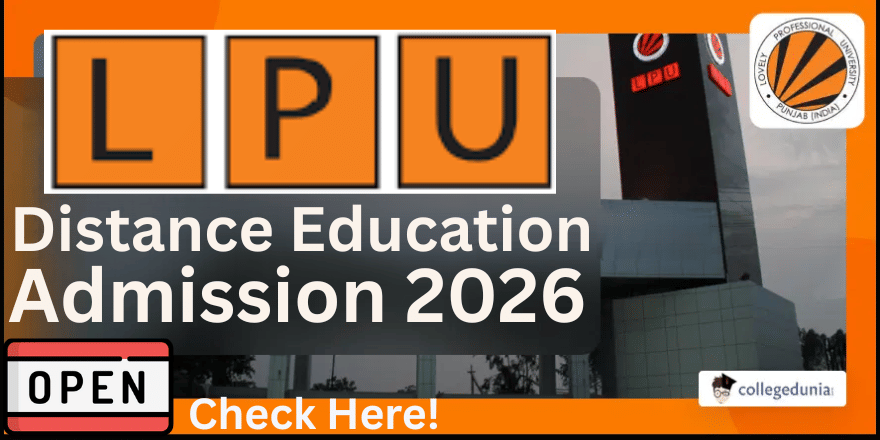 LPU Distance Education Admission 2026 Open