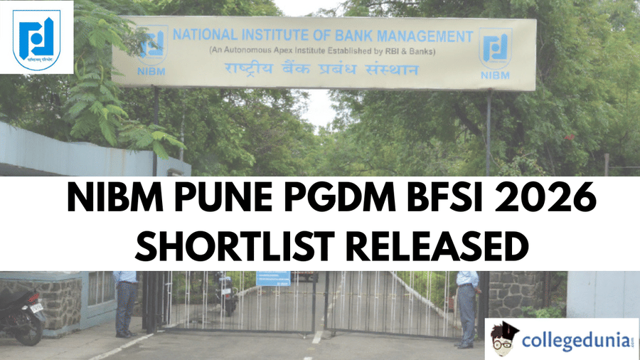 NIBM Pune PGDM BFSI 2026 Shortlist Released