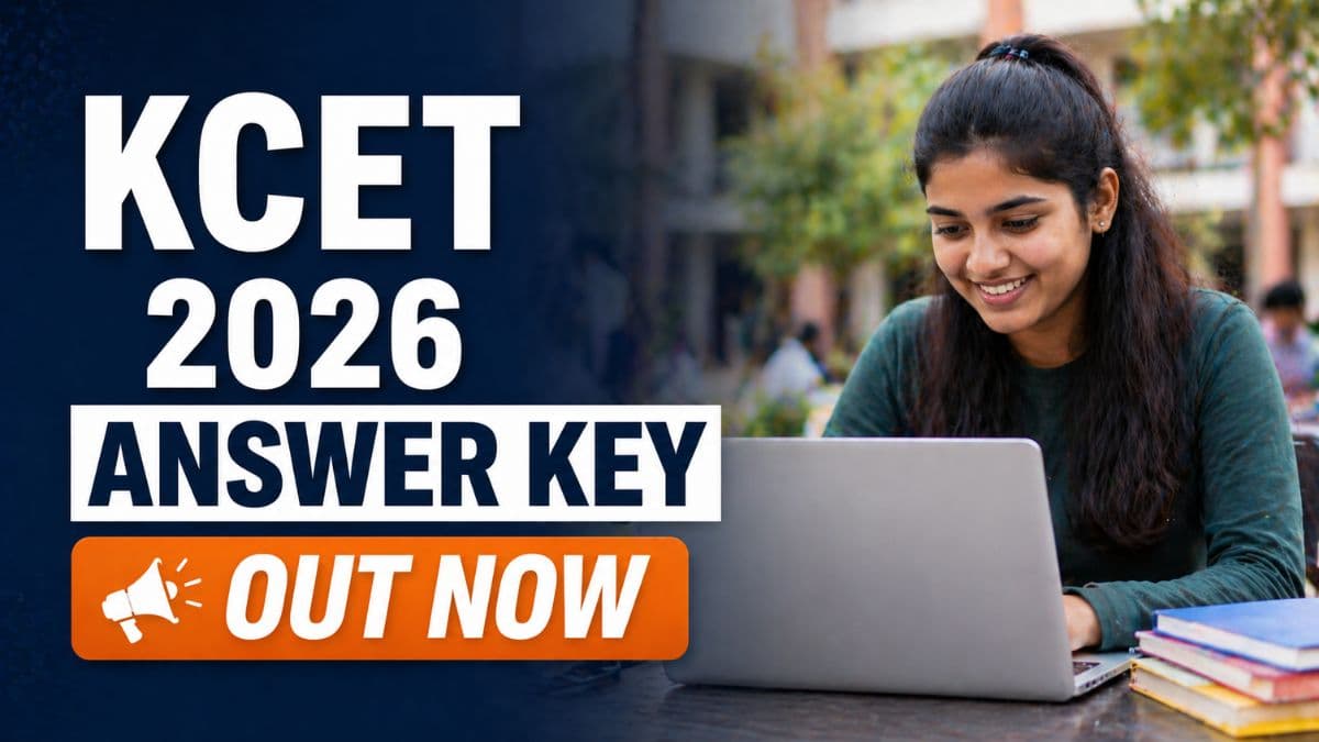 KCET 2026 Answer Key Out