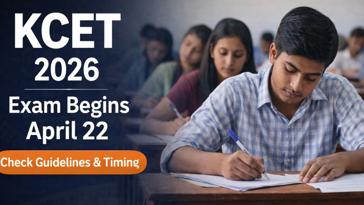 KCET 2026 Exam Starts April 22