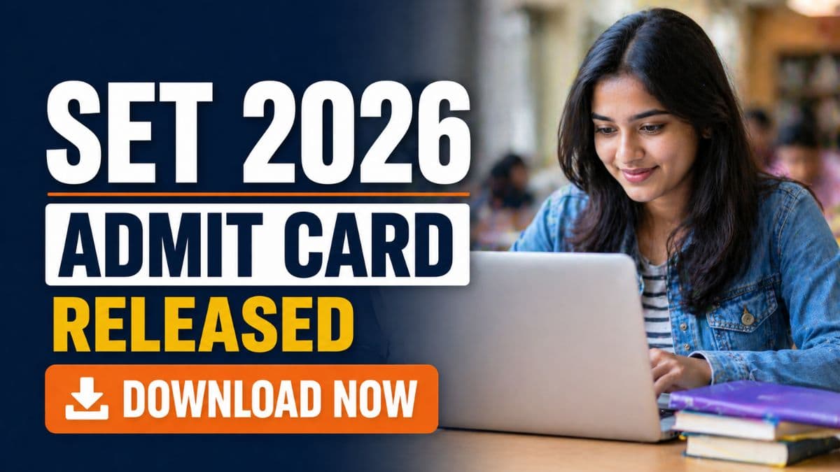 SET 2026 Phase 1 Admit Card Out