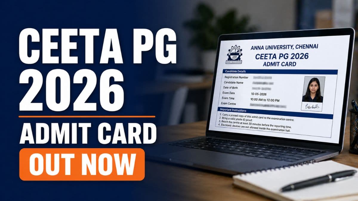 CEETA PG 2026 Admit Cards Out