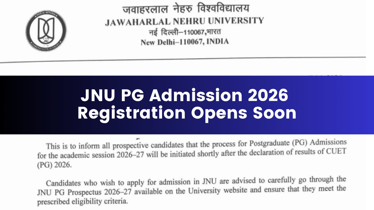 JNU Admissions 2026