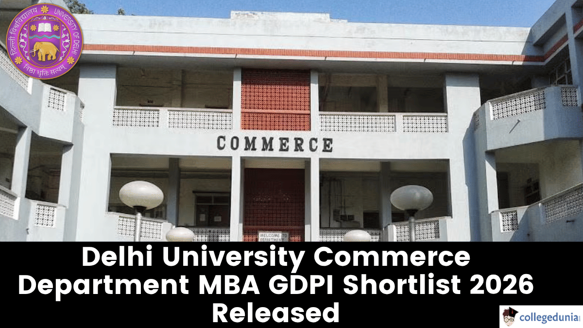 Commerce Department MBA GDPI Shortlist 2026