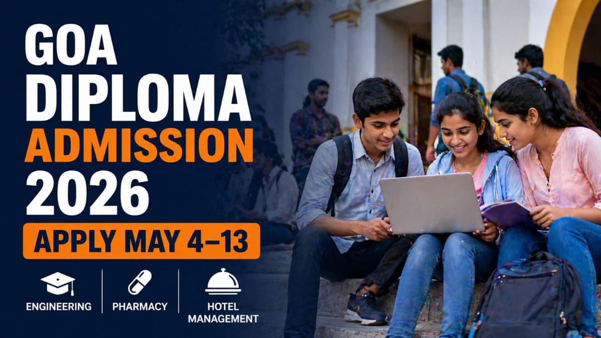 Goa Diploma Admissions 2026 Begin May 4