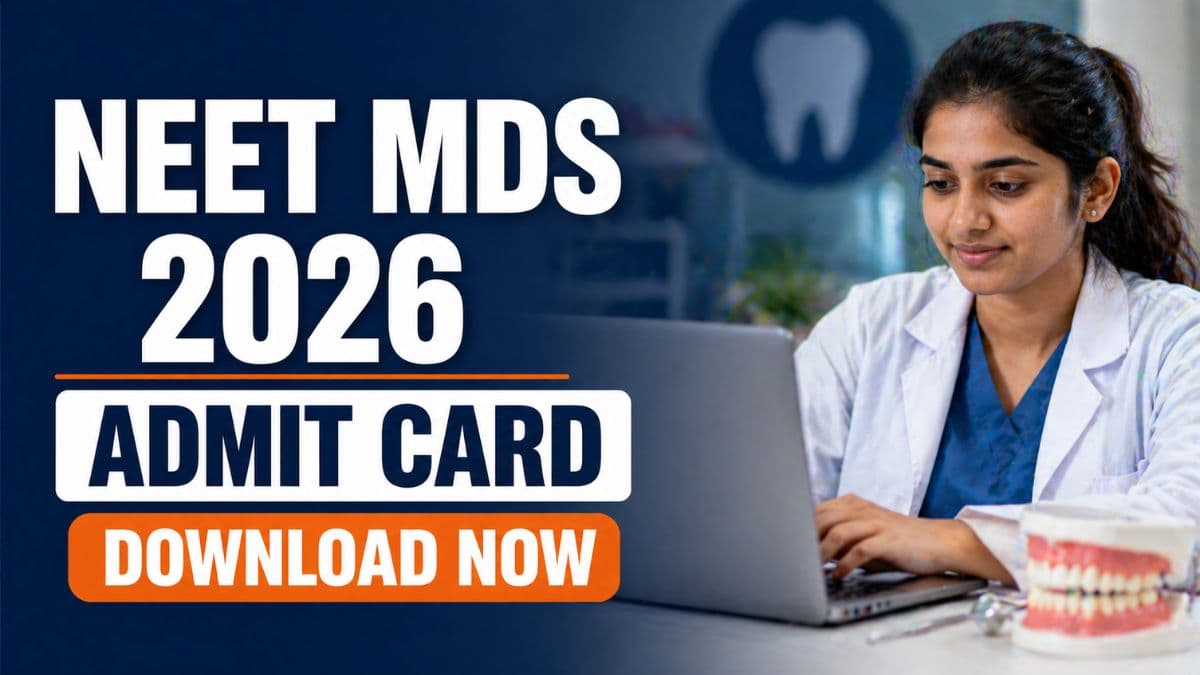 NEET MDS Admit Card 2026 Out