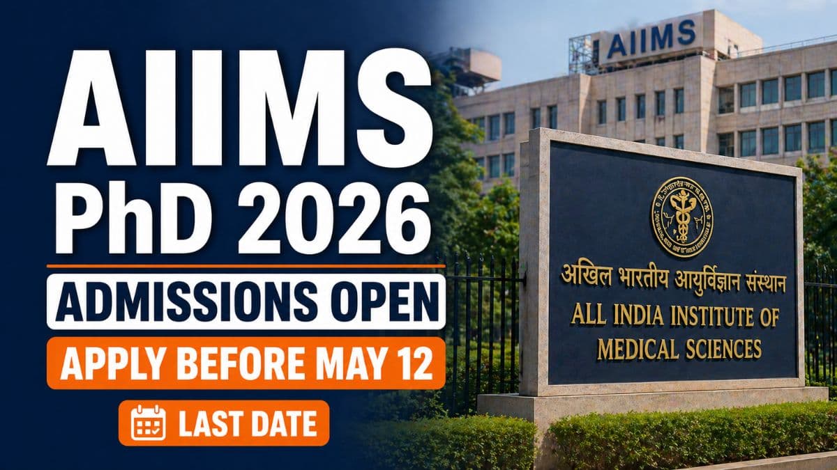AIIMS Delhi Doctorate Admission 2026 July Session Begins