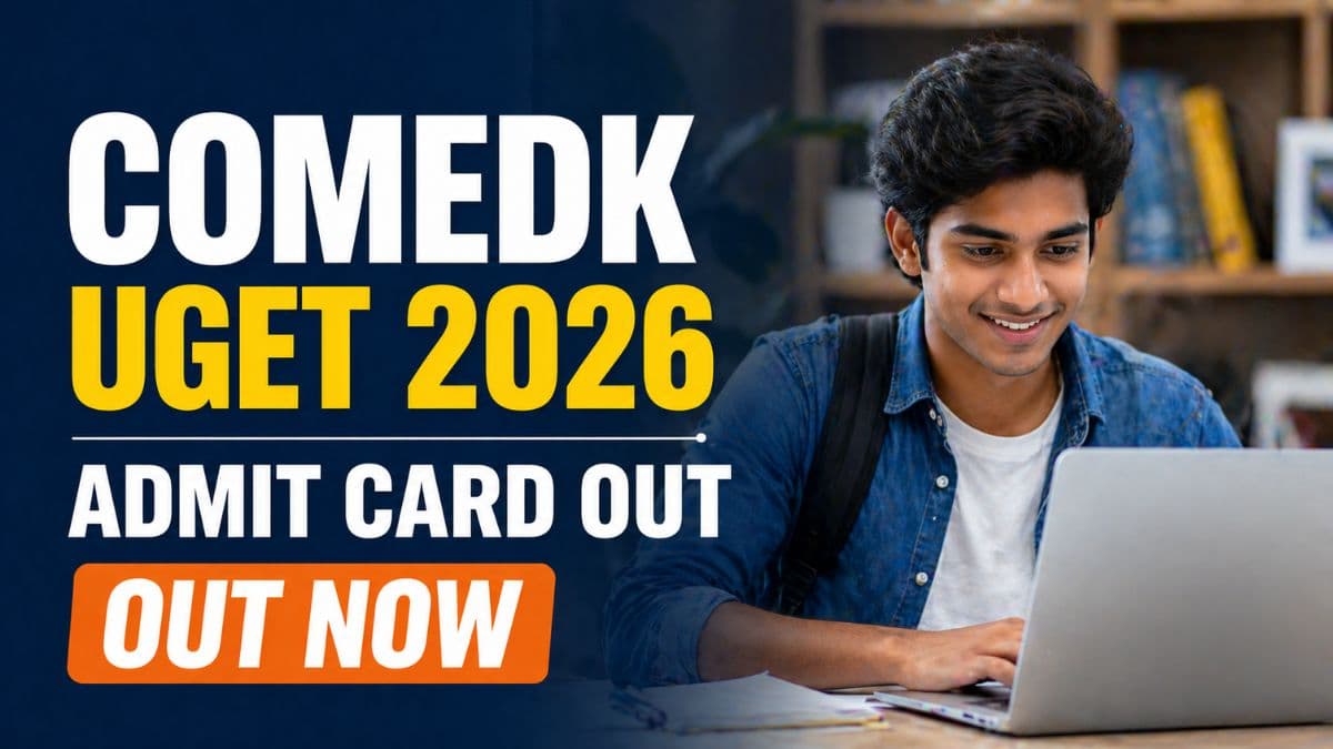COMEDK Admit Card 2026 Out; Exam May 9