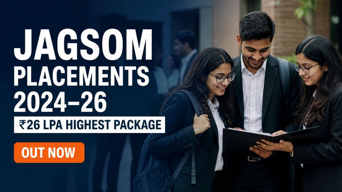 JAGSOM Placement Report 2024-26 Released