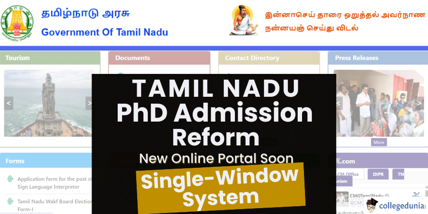 TN to Introduce  Single-Window Counselling for PhD Admissions